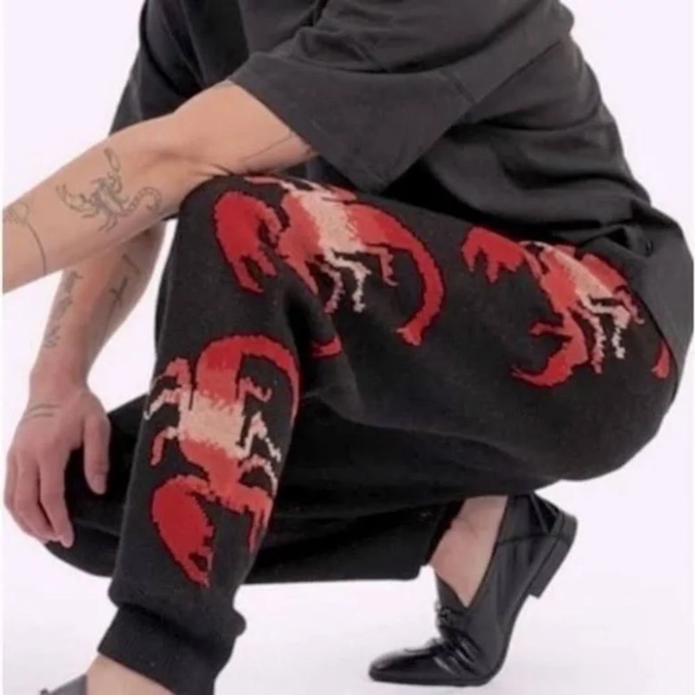 NWT Spirit Jersey Wrath Scorpions Mens Knit Drawstring Pants size M